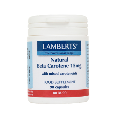 LAMBERTS Natural Beta Carotene 15mg LAMBERTS Natural Beta Carotene 15mg
